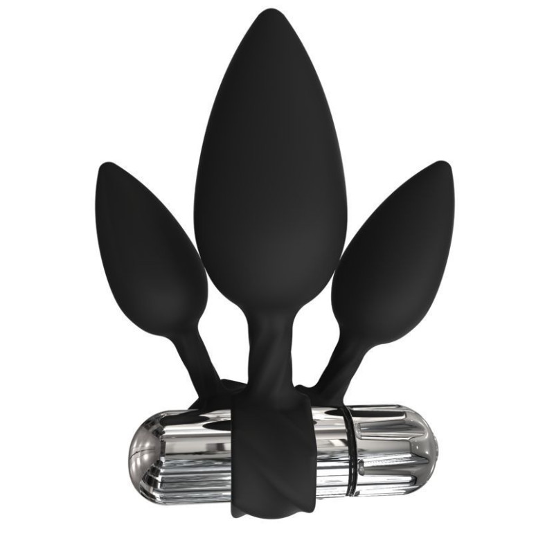 Набор анальных вибропробок Bathmate Anal Training Plugs VIBE Набор анальных вибропробок Bathmate Anal Training Plugs VIBE