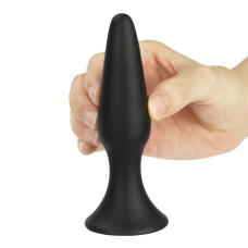 Анальная пробка LoveToy Lure Me Silicone Anal Plug Черная L