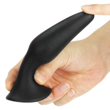 Анальная пробка LoveToy Lure Me Silicone Anal Plug Черная L