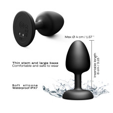 Анальная вибропробка Dorcel GEISHA PLUG INFINITE L