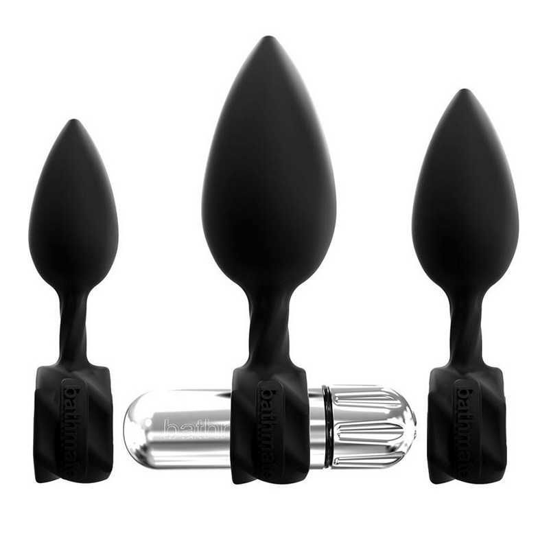 Набор анальных вибропробок Bathmate Anal Training Plugs VIBE Набор анальных вибропробок Bathmate Anal Training Plugs VIBE