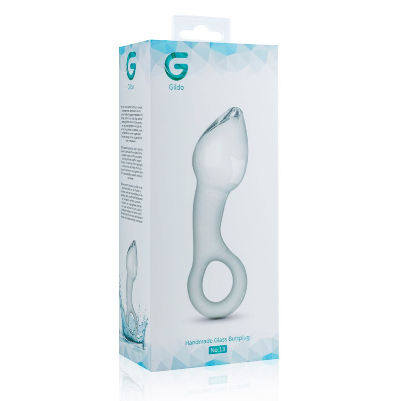 Стеклянный стимулятор простаты Gildo Glass Prostate Plug No. 13 Стеклянный стимулятор простаты Gildo Glass Prostate Plug No. 13