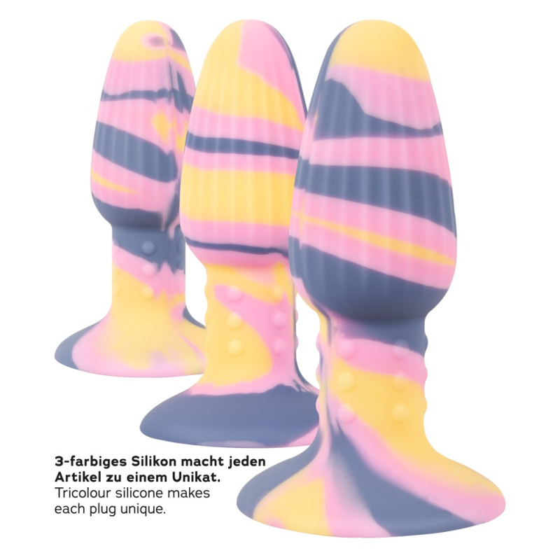 Анальная пробка You2Toys Coloгful Joy Triple Colour Butt Plug Анальная пробка You2Toys Coloгful Joy Triple Colour Butt Plug
