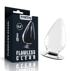 Анальная пробка LoveToy Flawless Clear Anal Plug 4.5" Clear