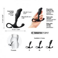 Ручной эргономичный массажер простаты Marc Dorcel Expert P size M