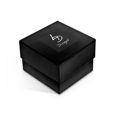 Анальна пробка зі стразою Diogol Anni form heart 3 см Срібляста