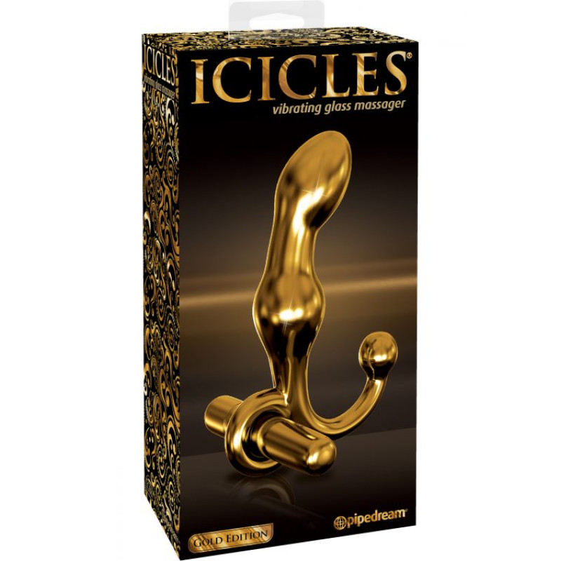 Вибростимулятор Pipedream Icicles Gold Edition G08 Вибростимулятор Pipedream Icicles Gold Edition G08