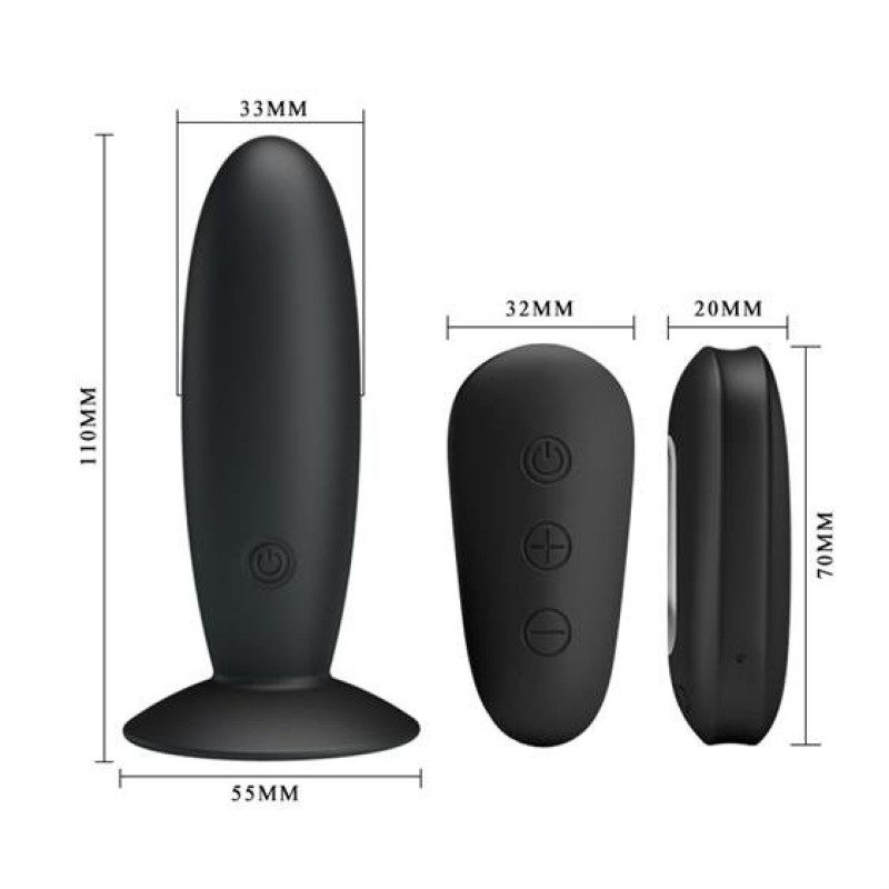 Анальна пробка Mr.Play Remote Control Vibrating Anal Plug Анальна пробка Mr.Play Remote Control Vibrating Anal Plug