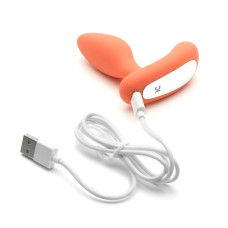 Массажер простаты 2-в-1 KisToy Gordon Оранжевый с пультом ДУ