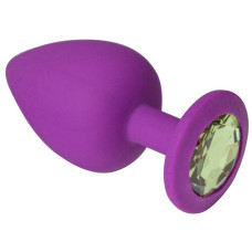 Анальна пробка sLash Silicone Chrysolite L Фіолетова