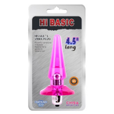 Анальная пробка Chisa NICOLE'S Vibra Plug Розовая