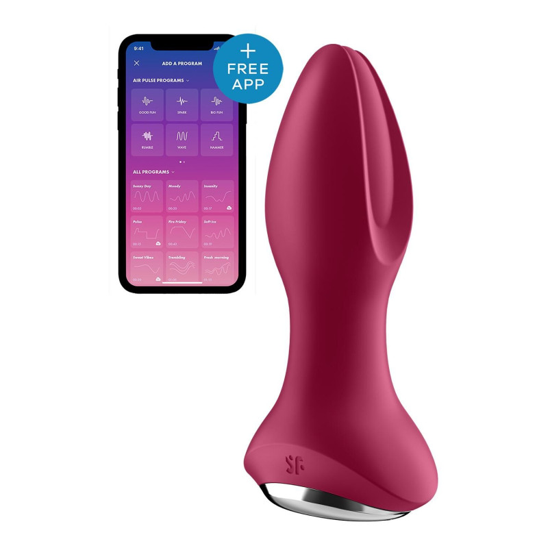 Анальна смарт вібропробка із перлинним масажем Satisfyer Rotator Plug 2+ Violet Анальна смарт вібропробка із перлинним масажем Satisfyer Rotator Plug 2+ Violet