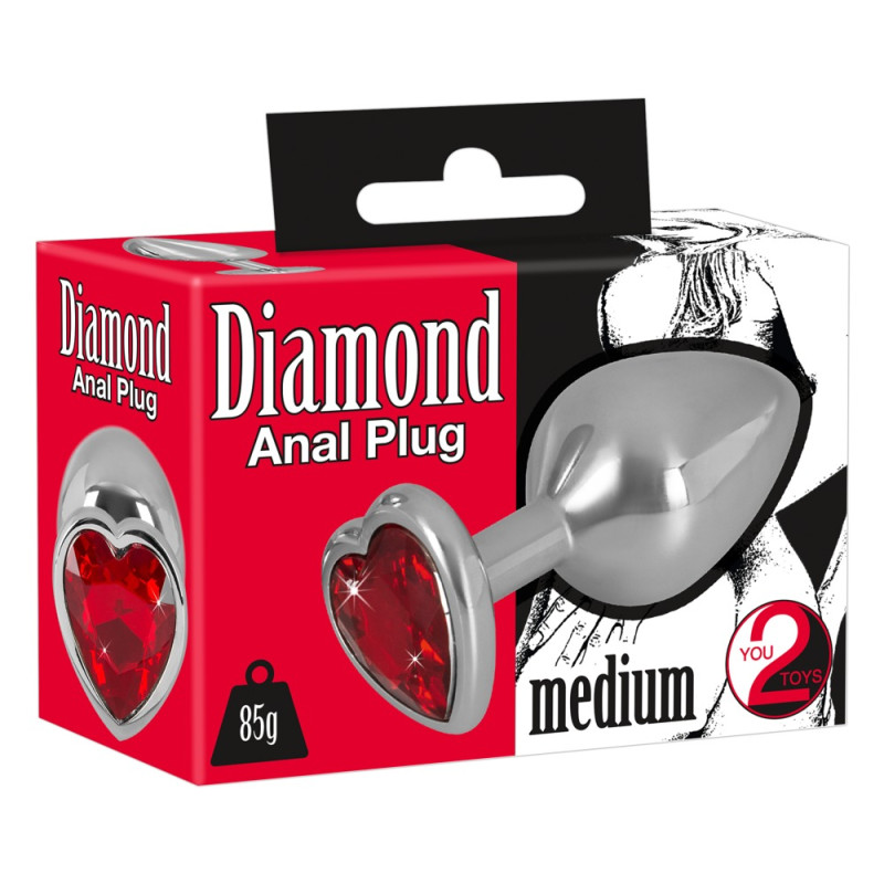 Анальная пробка You2Toys Diamond Anal Plug Medium Анальная пробка You2Toys Diamond Anal Plug Medium
