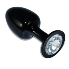 Анальная пробка LoveToy Rosebud Черная