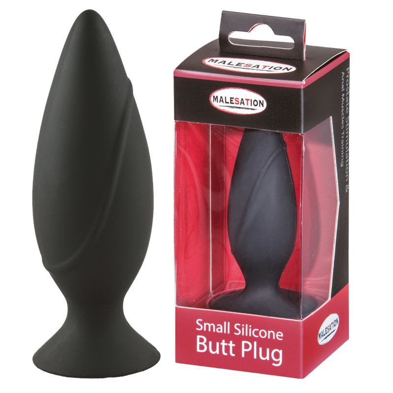 Анальний корок StRubber MALESATION Silicone Plug Small