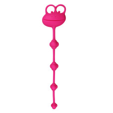 Аналная цепочка LoveToy 10 Silicone Frog Anal Beads