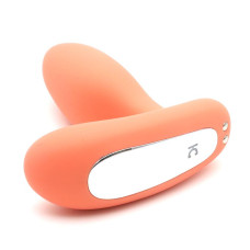 Массажер простаты 2-в-1 KisToy Gordon Оранжевый с пультом ДУ