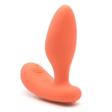 Массажер простаты 2-в-1 KisToy Gordon Оранжевый с пультом ДУ