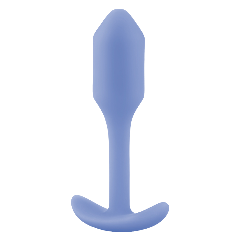 Анальна пробка із зміщеним центром ваги B-vibe Snug Plug 1 блакитна Анальна пробка із зміщеним центром ваги B-vibe Snug Plug 1 блакитна