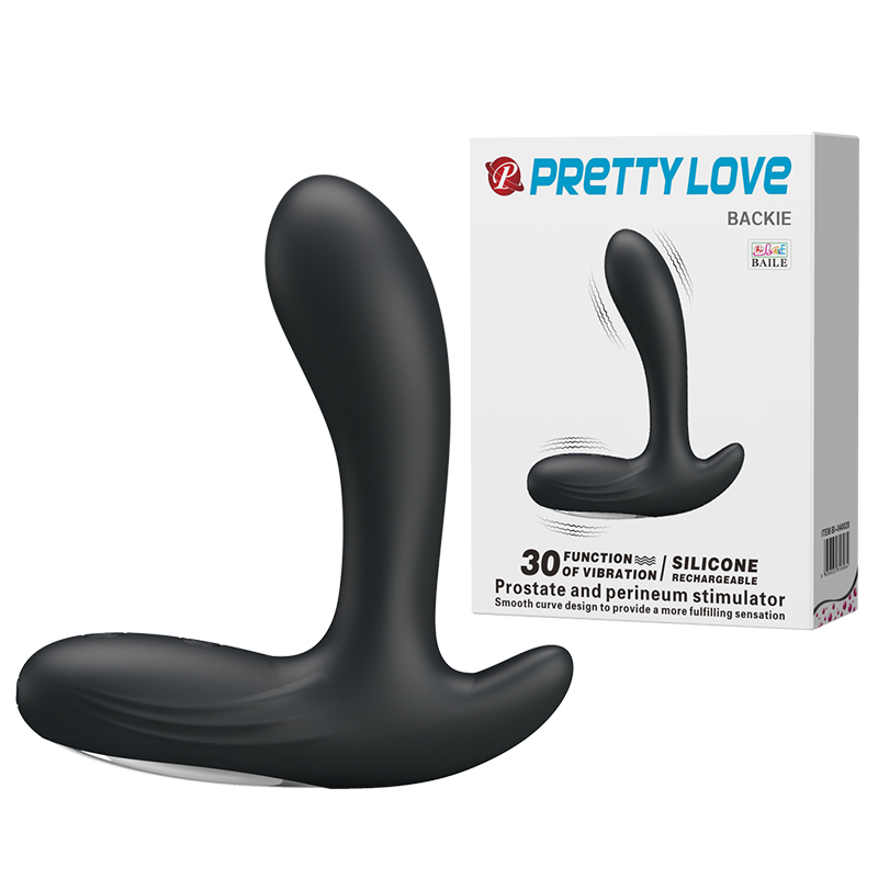 Массажер простаты Pretty Love Beckie Prostate Stimulator Black Массажер простаты Pretty Love Beckie Prostate Stimulator Black
