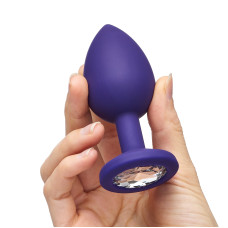 Анальная пробка с кристаллом So Divine Wild thing 3 в 1 сменные кристаллы L