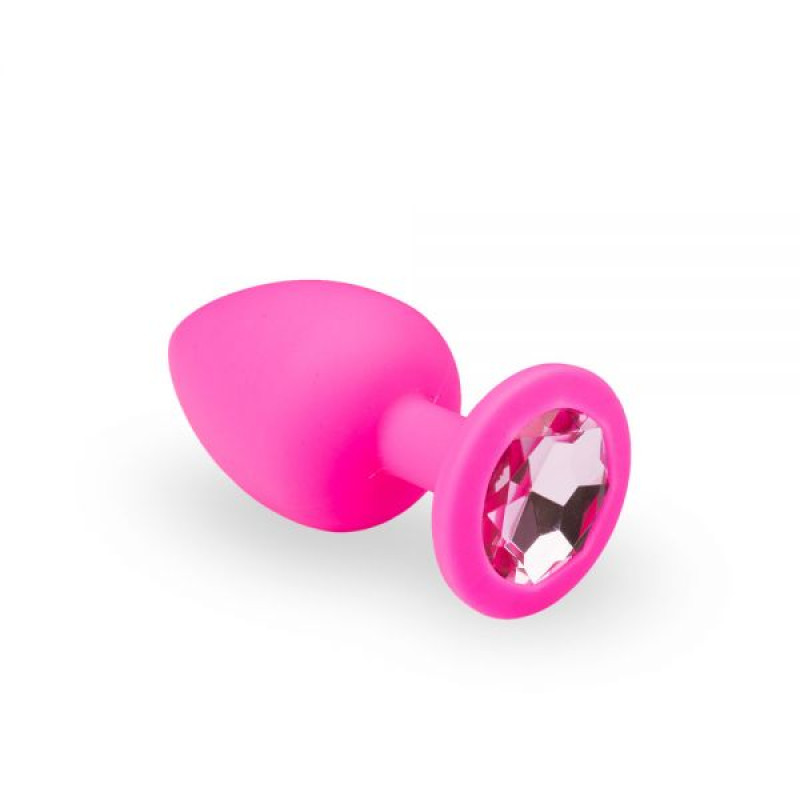 Анальная пробка sLash Silicone Pink Topaz L Розовая Анальная пробка sLash Silicone Pink Topaz L Розовая