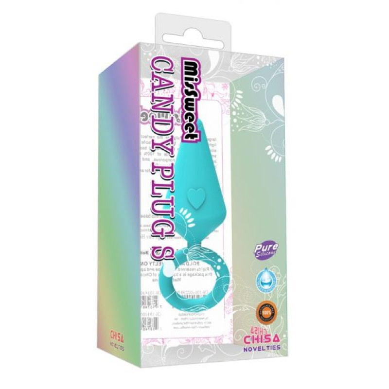 Анальная пробка Chisa Candy Plug S Голубая