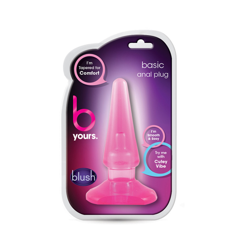 Анальна пробка Blush B Yours Basic Anal Plug Рожева Анальна пробка Blush B Yours Basic Anal Plug Рожева