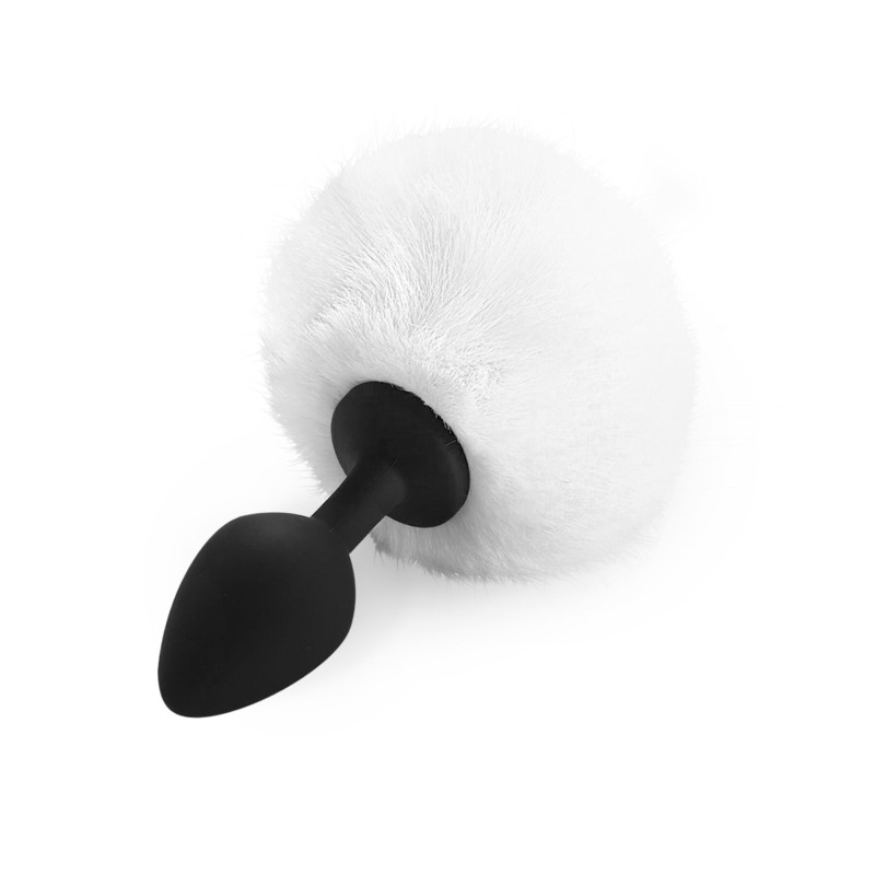 Силиконовая анальная пробка М Art of Sex - Silicone Bunny Tails Butt plug White, диаметр 3,5 см Силиконовая анальная пробка М Art of Sex - Silicone Bunny Tails Butt plug White, диаметр 3,5 см