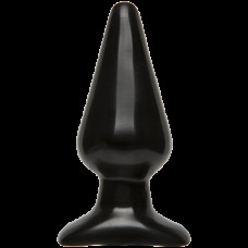 Анальная пробка Doc Johnson Smooth Classic Large - Black, макс. диаметр 5,7см