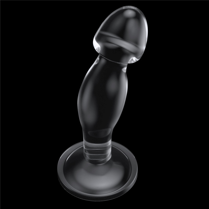 Анальная пробка LoveToy Flawless Clear Prostate Plug 6.5" Clear Анальная пробка LoveToy Flawless Clear Prostate Plug 6.5" Clear