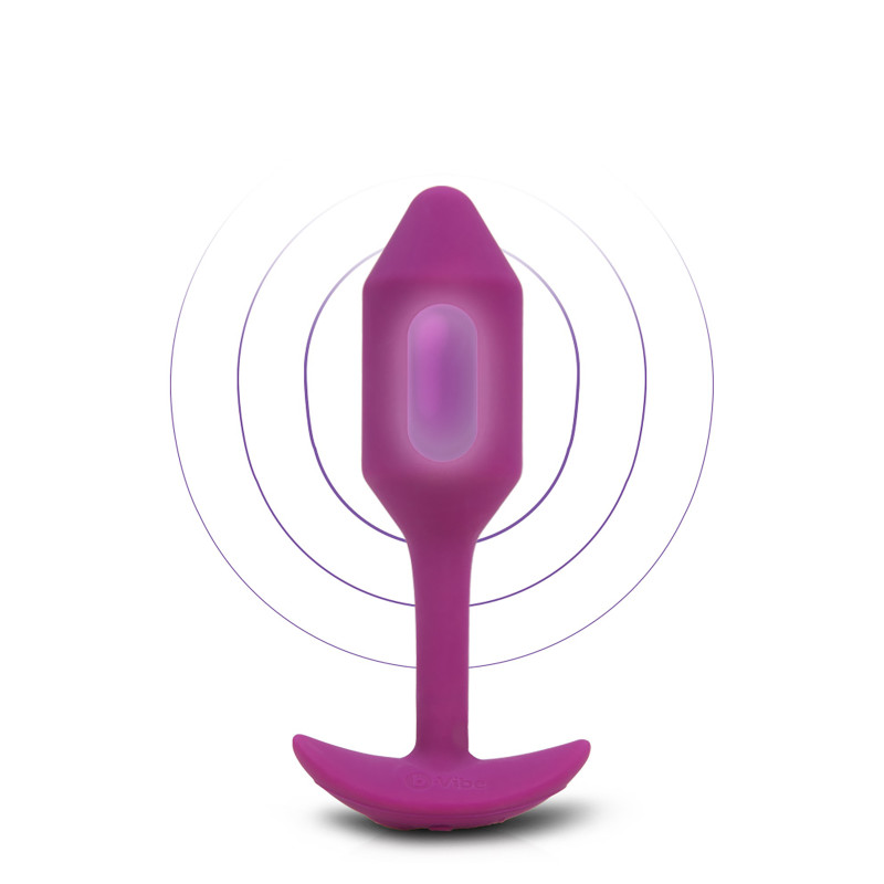 Анальная пробка с вибрацией B-Vibe Snug Plug 2 розовая Анальная пробка с вибрацией B-Vibe Snug Plug 2 розовая