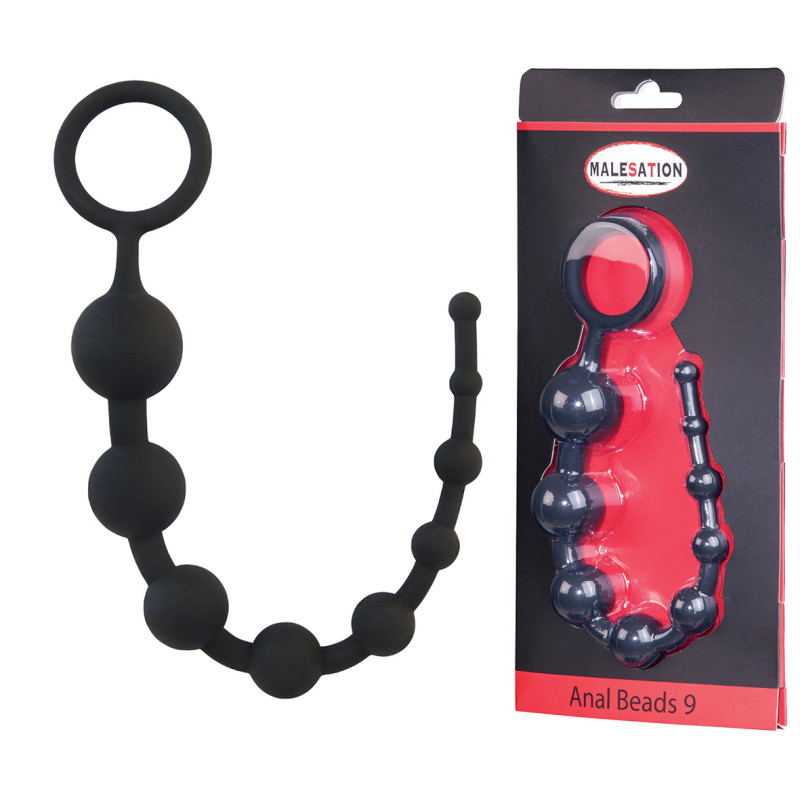 Анальный стимулятор StRubber MALESATION Anal Beads 9 Анальный стимулятор StRubber MALESATION Anal Beads 9