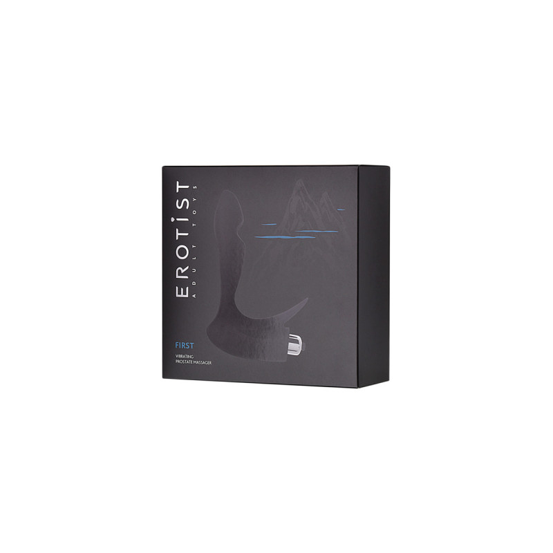 Стимулятор простати Toyfa Erotist First 14,4 см Чорний Стимулятор простати Toyfa Erotist First 14,4 см Чорний
