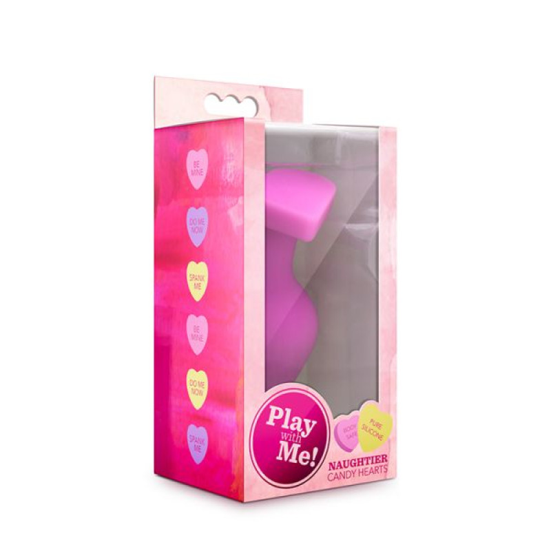 Анальний корок Blush Play With Me Candy Heart Ride Me Рожевий