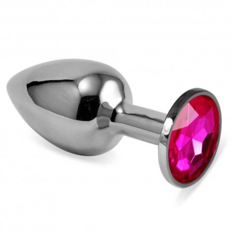 Анальная пробка LoveToy Heavy Metal Anal Plug Rosebud Classic S Fuchsia Анальная пробка LoveToy Heavy Metal Anal Plug Rosebud Classic S Fuchsia