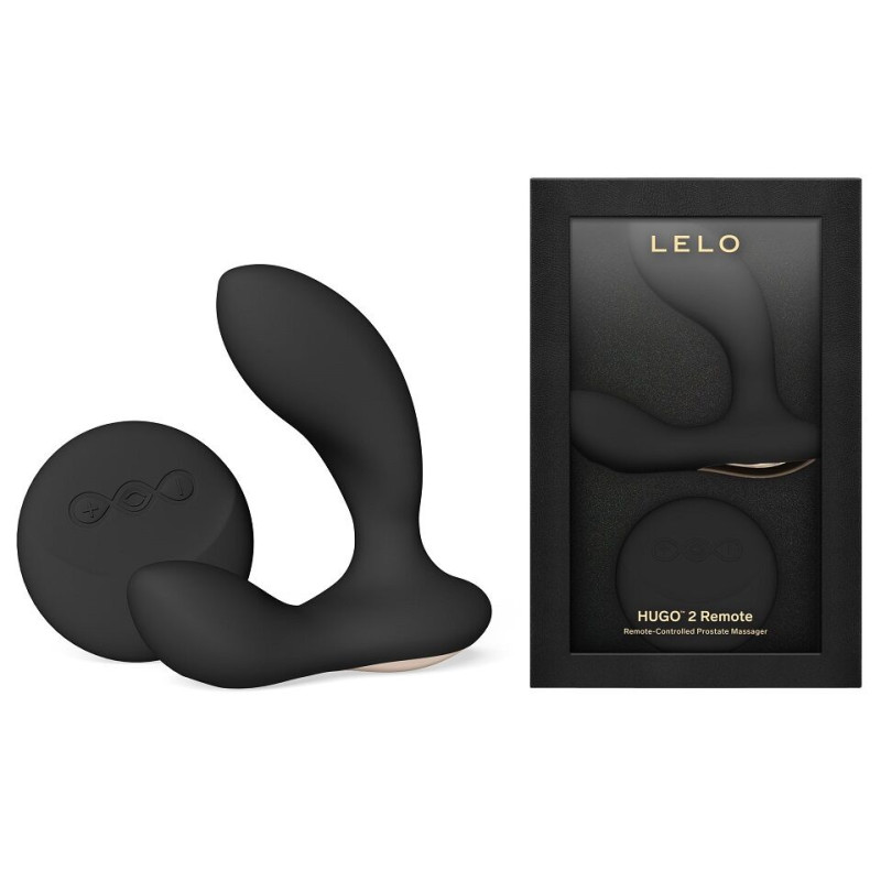 Массажер простаты LELO Hugo 2 Remote Black, 2 мотора, очень мощный, пульт ДУ Массажер простаты LELO Hugo 2 Remote Black, 2 мотора, очень мощный, пульт ДУ
