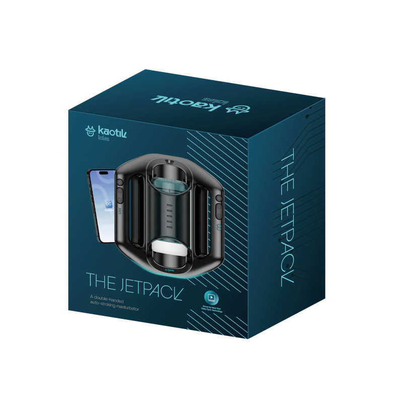 Смарт-мастурбатор Kaotik Labs The Jetpack, режим edging, дуже потужний, імітація фрикцій