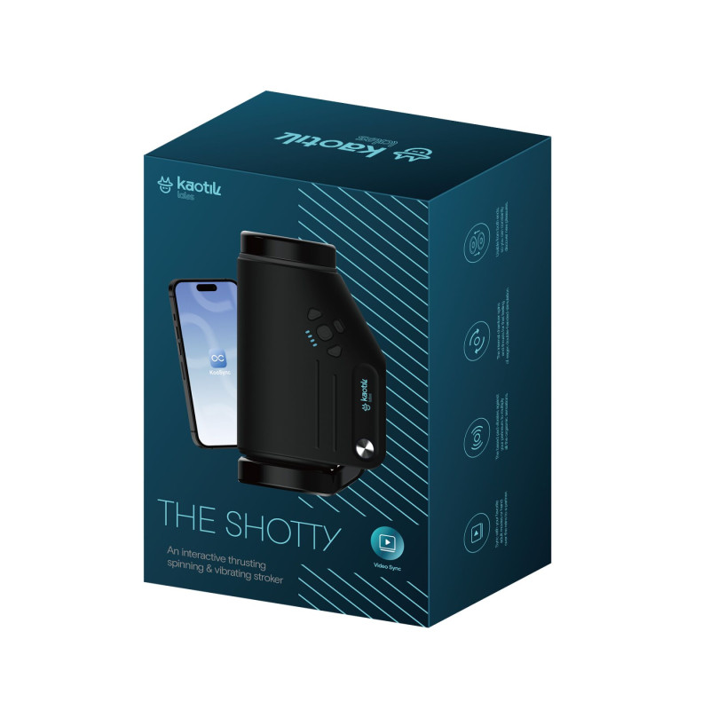 Смарт-мастурбатор Kaotik Labs The Shotty, режим edging, вібрація, обертання та імітація фрикцій