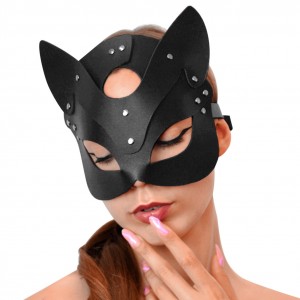 Маска Кішечки Art of Sex - Cat Mask Чорна