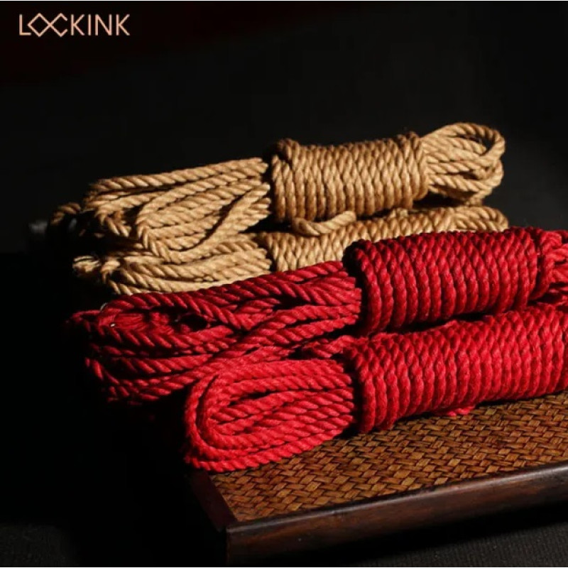 Мотузка шибарі Lockink Sevanda бежева, 8 м Мотузка шибарі Lockink Sevanda бежева, 8 м