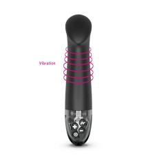 Вибратор для точки G с электростимуляцией Mystim Right on Ron Black Edition