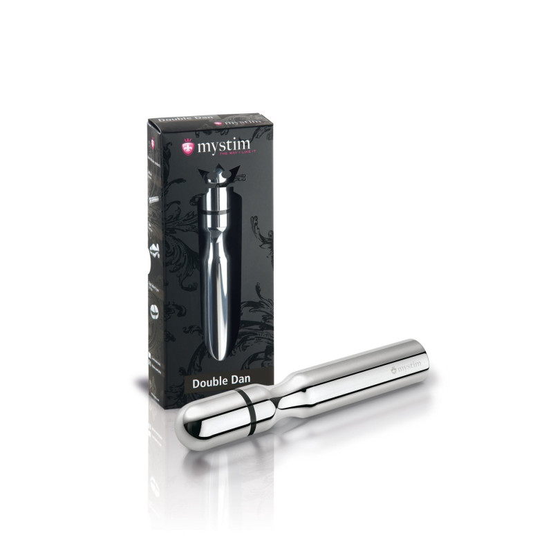 Металеве дилдо Mystim Double Dan для електростимулятора Металеве дилдо Mystim Double Dan для електростимулятора