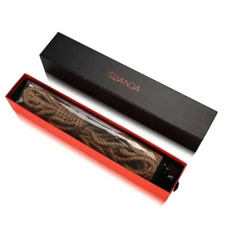 Мотузка шибарі Lockink Sevanda бежева, 8 м Мотузка шибарі Lockink Sevanda бежева, 8 м