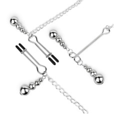 Зажимы для сосков и клитора Bedroom Fantasies: Nipple and Clitoris Clamps - Silver