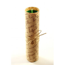 Свеча ручной работы sLash L Зеленая