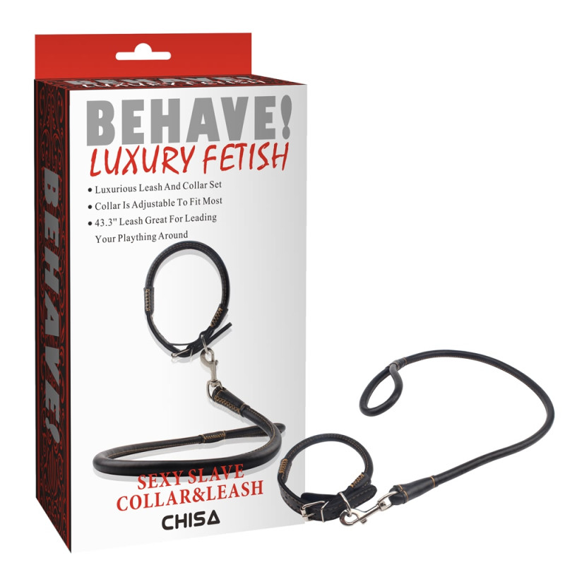Нашийник і повідець Chisa Sexy Slave Collar and Leash Нашийник і повідець Chisa Sexy Slave Collar and Leash