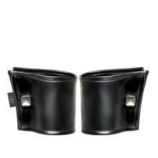 Чоловічі браслети з потайним гаманцем Noir Handmade H075, пара, під латекс, потайна блискавка