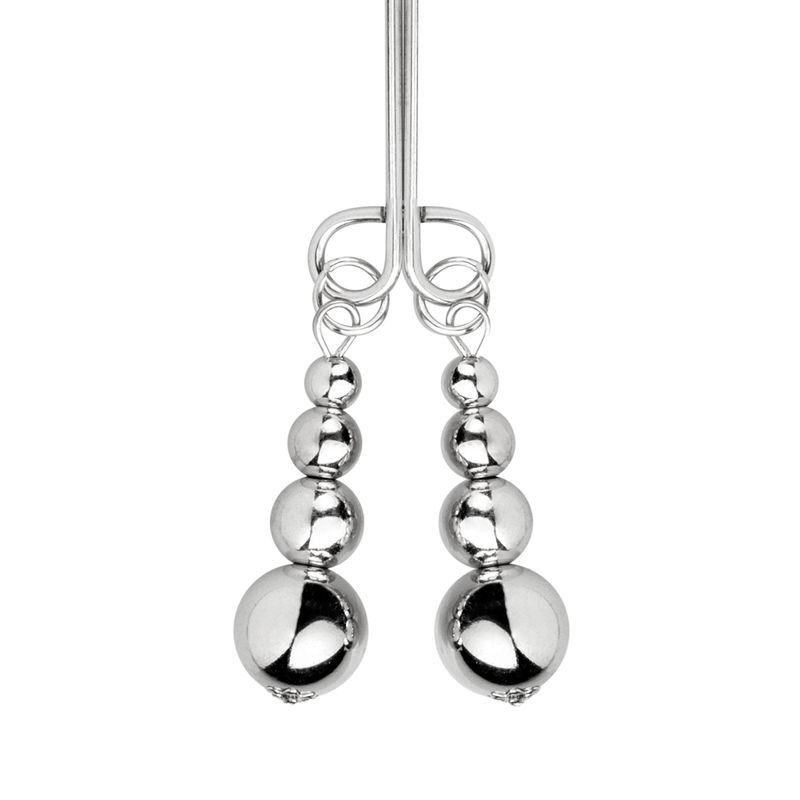 Зажимы для сосков и клитора Bedroom Fantasies: Nipple and Clitoris Clamps - Silver Зажимы для сосков и клитора Bedroom Fantasies: Nipple and Clitoris Clamps - Silver