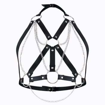 Портупея женская Art of Sex - Aiden Leather harness, Черная XS-M